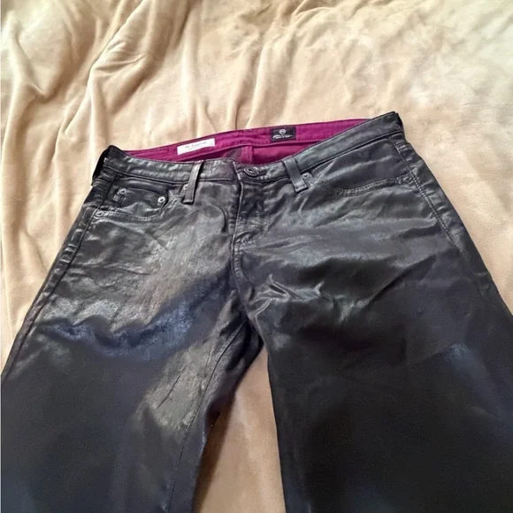 AG Adriano Goldschmied Black Leggings Jeans 28 - Picture 2 of 5